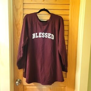 Torrid Brand "Blessed" Sweat Shirt